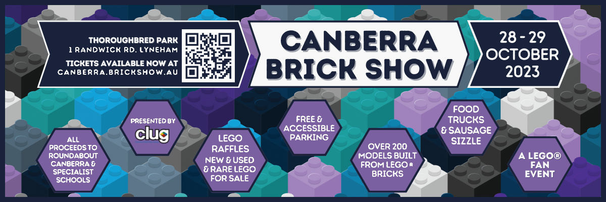 Canberra Brick Show 2023 28th and 29th October
